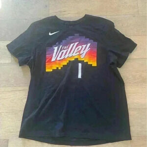 Devin Booker Phoenix Suns Nike City Edition Name & Number T-Shirt Men's NBA XXL